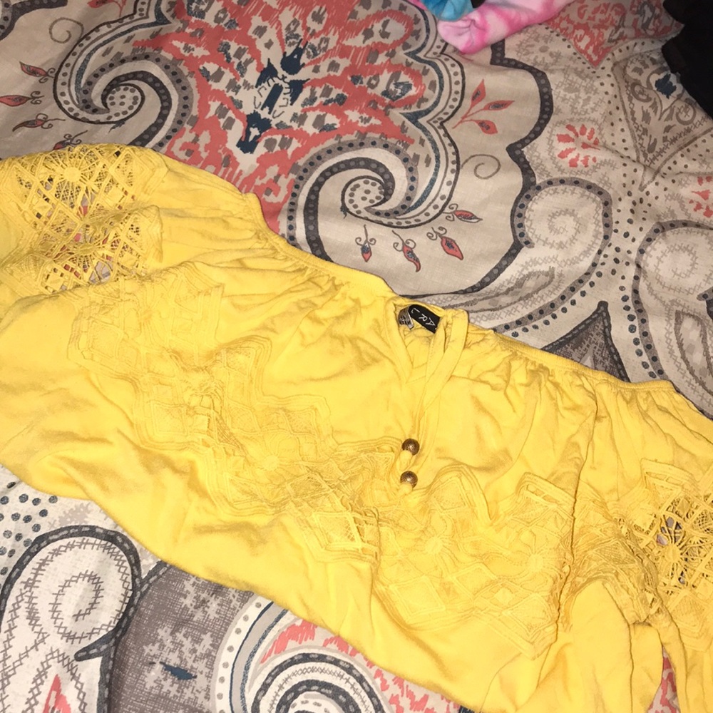 Off the shoulders top